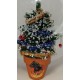  Christmas tree made of sand beads and modeling wire, height 16-18 cm.