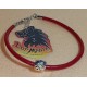 Tibetan silver beaded leather bracelet. Made of natural leather 1 thread 2mm with metal beads made of Tibetan silver. Size 20-22cm with silver magnetic clasps or silver lobster.