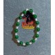 Glass bead bracelet different colors. Made of elastic. BRT350-1 green = 17.1 cm, BRT350-2 green = 17.1 cm, BRT350-3 yellow = 17.1 cm, BRT350-4 yellow = 17.1 cm,