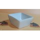 Mini bowl, square porcelain top. Size 6X6 cm.