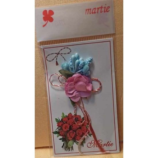March ornaments with flowers  different colours.